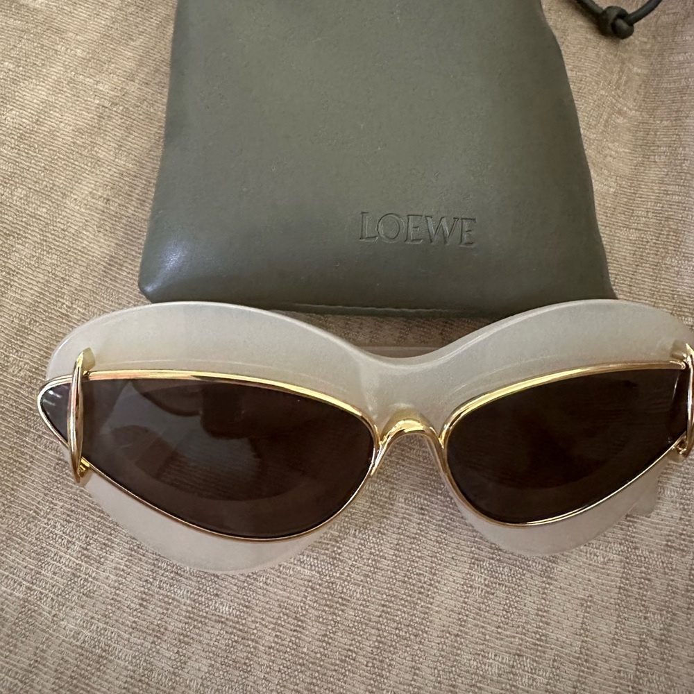 Authentic LOEWE sunglasses 
Double Frame LW40119I only used once with bag